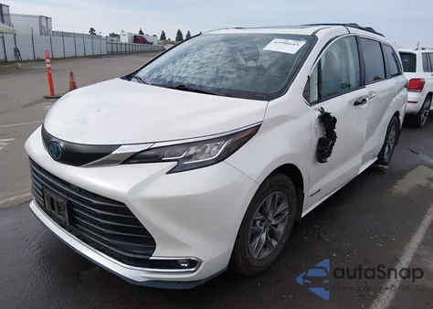 2021 Toyota Sienna Xle from USA, damaged, VIN 5TDJRKECXMS044325
